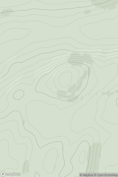 Thumbnail image for Carn a' Bhainne [Killilan to Inverness] [NH416359] showing contour plot for surrounding peak